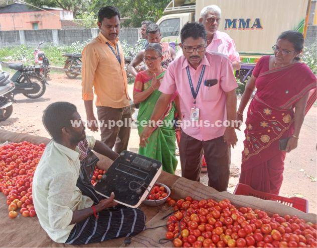 வியாபாரிகள் பயன்படுத்தும் தராசுகள் சோதனை