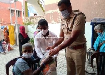 மாற்றுதிறனாளிகளுக்கு அத்தியாவசியபொருட்கள் வழங்க போலீஸ் நியூஸ்+ உடன்கை கோர்த்த அம்பத்தூர் துணை ஆணையர்