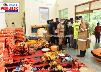 சென்னை பெருநகர காவல் ஆணையாளர் ஆய்வு