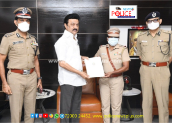 காவல் ஆய்வாளரை நேரில் அழைத்து பாராட்டிய முதலமைச்சர்