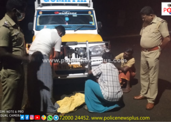 வாகன ஓட்டிகளின் நலன் கருதி அறிவுரைகளை வழங்கிய காவல்துறையினர்