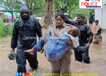 மூதாட்டியை மீட்ட காவல் ஆய்வாளர்