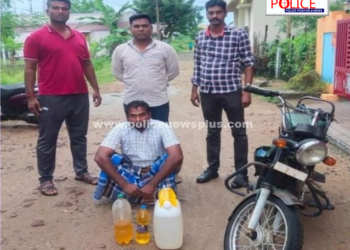 நாட்டு சாராயத்தை விற்பனை செய்தவர்  கைது