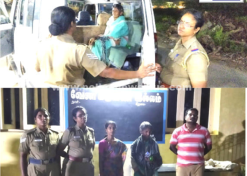 மனநலம் பாதிக்கப்பட்ட மூதாட்டியை கருணை இல்லத்தில் ஒப்படைத்த பெரம்பலூர் மாவட்ட காவல்துறையினர்