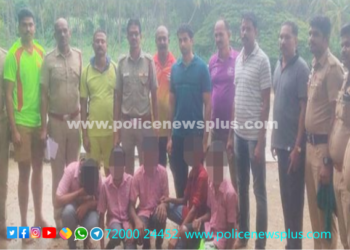 வெள்ளப் பெருக்கில் சிக்கிய நான்கு சிறுவர்களை பத்திரமாக மீட்ட தீயணைப்பு மீட்பு படையினர்