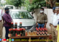 சட்டவிரோதமாக மது பாட்டில் கடத்திய இரண்டு நபர்கள் கைது