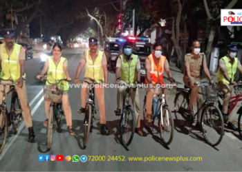 சென்னை போலீசார் மீண்டும் சைக்கிளில் ரோந்து பணி