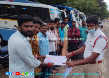 வேன் ஓட்டுனர்களுக்கு விழிப்புணர்வு