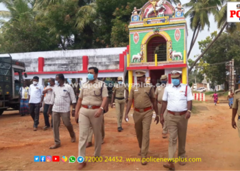 வாடிவாசல் ஆடுகளம் பகுதிகளை மாவட்ட காவல் கண்காணிப்பாளர் நேரில் ஆய்வு