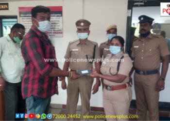 8 லட்சம் மதிப்புள்ள செல்போன்களை கண்டுபிடித்துள்ள ராணிப்பேட்டை காவல்துறையினர்