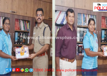 வெண்கல பதக்கம் வென்ற பெண் காவலர்களை பாராட்டி நற்சான்றிதழ் வழங்கிய தேனி மாவட்ட காவல் கண்காணிப்பாளர் 