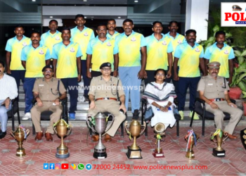 ஒட்டு மொத்த சாம்பியன் பட்டம் பெற்ற சென்னை பெருநகர காவல் அணியினரை நேரில் அழைத்து பாராட்டு