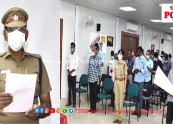 காஞ்சிபுரம் மாவட்டம் காவல் அலுவலகத்தில் தீண்டாமை ஒழிப்பு உறுதி மொழி