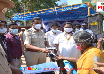 மதுரை அருகே கொரோனா விழிப்புணர்வை ஏற்படுத்திய போலீஸார்: