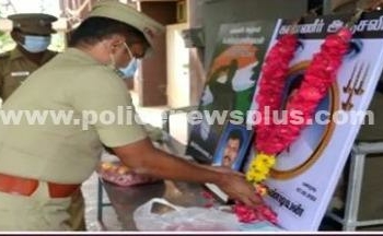 உயிரிழந்த திரு.சுந்தரபாண்டியன் அவர்களின் புகைப்படத்திற்கு மலர் தூவி அஞ்சலி.