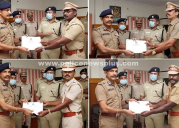 குமரி மாவட்ட காவல்துறையினரை பாராட்டி நற்சான்றிதழ்