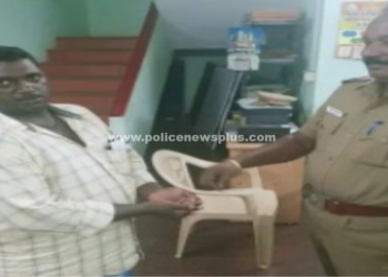 தவறவிட்ட செயினை கண்டுபிடித்துக் கொடுத்த சிறப்பு சார்பு ஆய்வாளர்