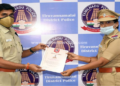 சிறப்பாக செயல்பட்டு வரும் காவல் ஆய்வாளருக்கு பாராட்டு