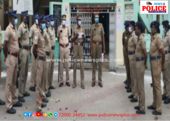 கூட்டத்தை கட்டுப்படுத்த தடுப்புகள் அமைத்து பாதுகாப்பு பணியில் காவல்துறை
