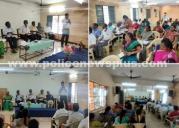 காவல்துறையினர் சார்பில் விழிப்புணர்வு முகாம்.