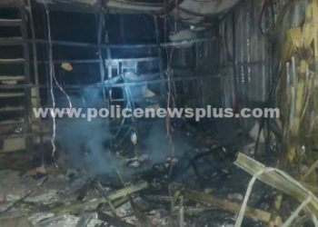 பழுது நீக்கும் நிறுவனத்தில் பெரும் தீ