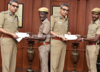 காவலருக்கு வெகுமதி மற்றும் பாராட்டு