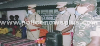 கிராமத்திற்கு காவல் கண்காணிப்பாளர் அறிவுரை
