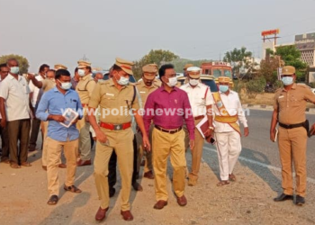 மாவட்ட காவல் கண்காணிப்பாளர் ஆய்வு