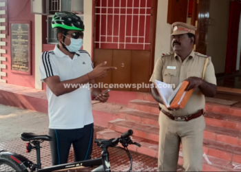 காவல் நிலையதில்  ஆய்வ