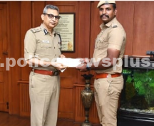 ஆயுதப்படை காவலருக்கு பாராட்டு