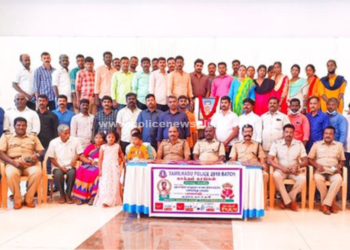 வாகன விபத்தில் உயிரிழந்த காவலரின் குடும்பத்தினருக்கு நிதி