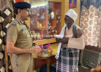 ஆய்வாளர் இல்லத்தில் டிஜிபி