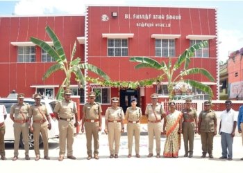 தமிழக முதல்வரால்  திறக்கப்பட்ட காவல் நிலைய  புதிய கட்டிடம்