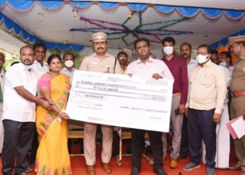 கொடிக்குளம் ஊராட்சிக்கு மாவட்ட ஆட்சித்தலைவரின் பரிசுத்தொகை
