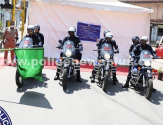 காவல்துறை அறிமுகப்படுத்திய இருசக்கர வாகனங்கள்