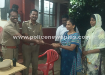 காவலருக்கு பாராட்டு