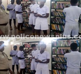 திண்டுக்கல்லில் காவலர் பயிற்சிப் பள்ளியில் புதிய நூலகம்  அமைக்கப்பட்டது