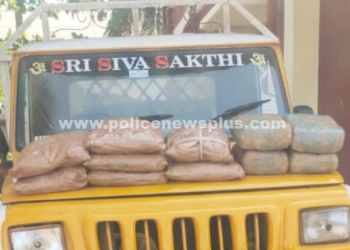 கஞ்சா வேட்டையில் வாகனத்துடன் 2 பேர் கைது