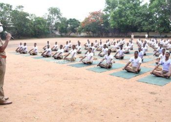 காஞ்சிபுரம் பயிற்சி பள்ளியில், காவல் கண்காணிப்பாளர்