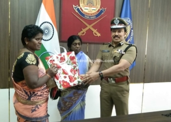 வெளிநாட்டில் தவித்த பெண், மீட்ட தாம்பரம் காவல் ஆணையர் திரு.ரவி