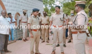 தூத்துக்குடியில் விழாவை முன்னிட்டு,  காவல்துறையினரின் ஆய்வு