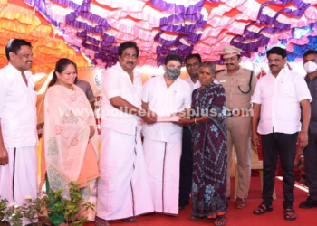 மதுரையில் அமைச்சர், வழங்கிய நலதிட்ட உதவிகள்