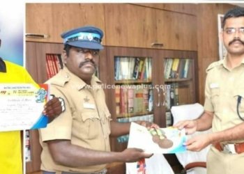 தேசிய அளவிலான போட்டியில்,பதக்கங்களை வென்ற தலைமைக்காவலர்