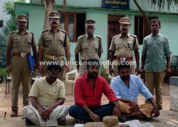 திமிங்கலம் எச்சம் பறிமுதல்,  3 பேர் கைது!