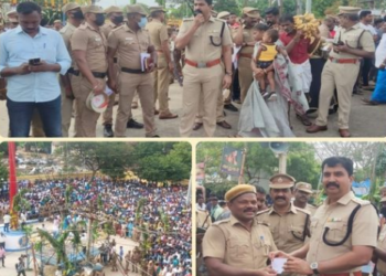 விழாவில் பாதுகாப்பு பணியில்,1000 மேற்பட்ட காவல்துறையினர்!