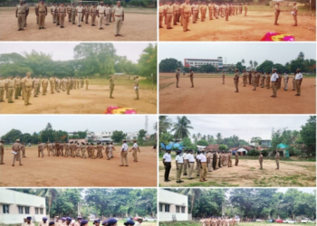 தஞ்சையில்,வாராந்திர கவாத்து பயிற்சி!