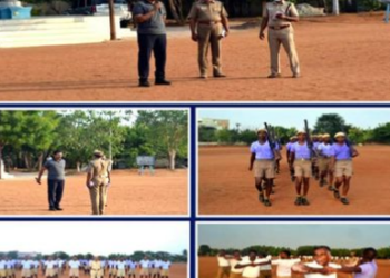 ஆயுதப்படை வளாகத்தில்,காவல் கண்காணிப்பாளர்!