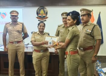 குற்ற ஆய்வில் சிறப்பாக பணியாற்றிய, காவல்துறையினர்!