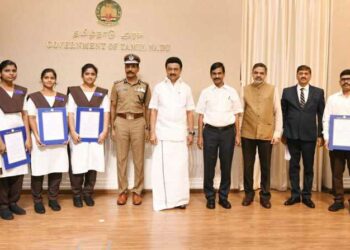 காவல்துறை சார்பில் 912 பேருக்கு,பணிநியமன ஆணை வழங்கிய முதலமைச்சர்!