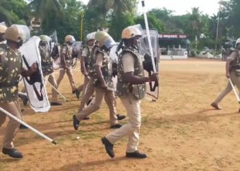சட்டம்  ஒழுங்கு பிரச்சினைகள், கையாளும் வழிமுறைகள் குறித்தும் பயிற்சி!